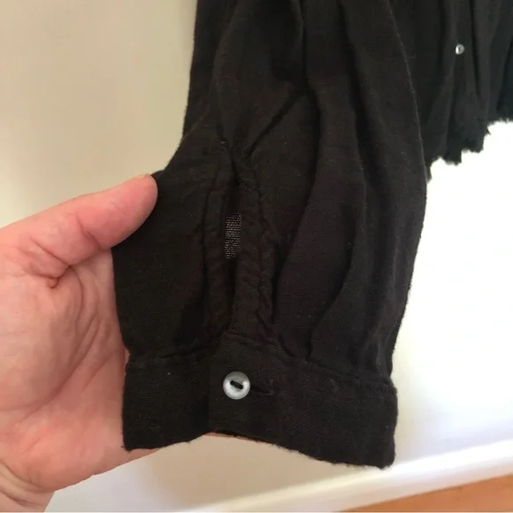 Free People Medium black cutout swing blouse - Picture 5 of 11